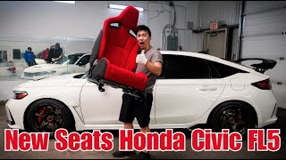 New Edirb Seats & No SRS Lights!! || Honda Civic FL5 Pt. 2