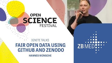 FAIR Open Data using Github and Zenodo | Open Science Festival - Ignite Talk