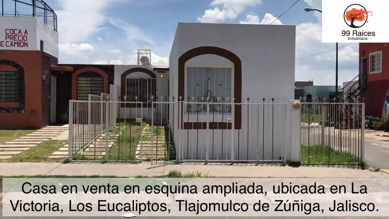 Casa en venta en esquina ampliada ubicada en Los Eucaliptos, Tlajomulco de  Zuñiga, Jalisco. - YouTube