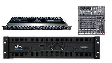 CONEXIONES DE UNA CONSOLA + ECUALIZADOR + AMPLIFICADOR