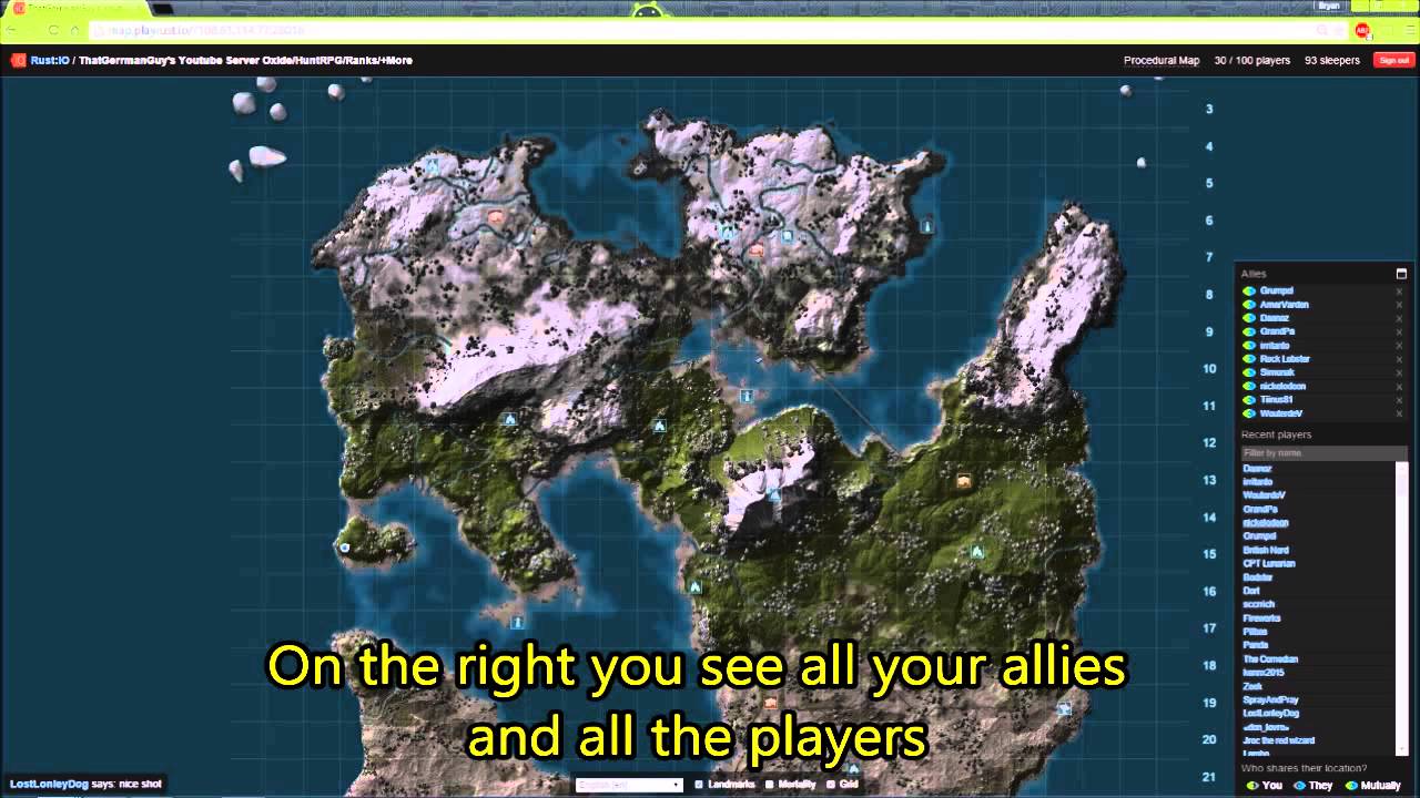 Howto: Live map on rust experimental! By Chubby_B - YouTube