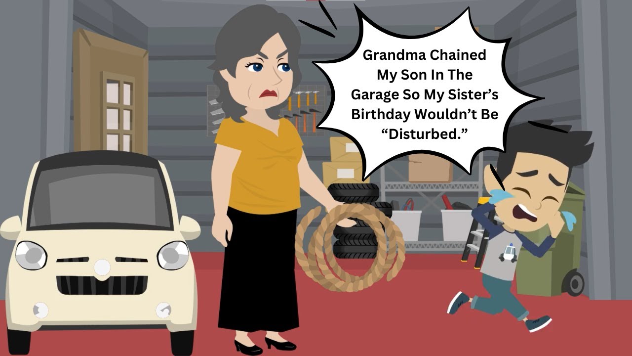 Бабушка приковала моего сына цепью в гараже, чтобы не «испортить» день рождения моей сестры.