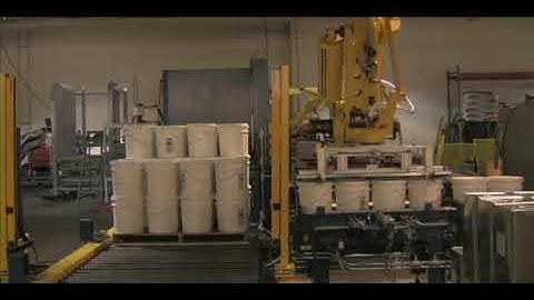 PASCO Robotic Pail Palletizer