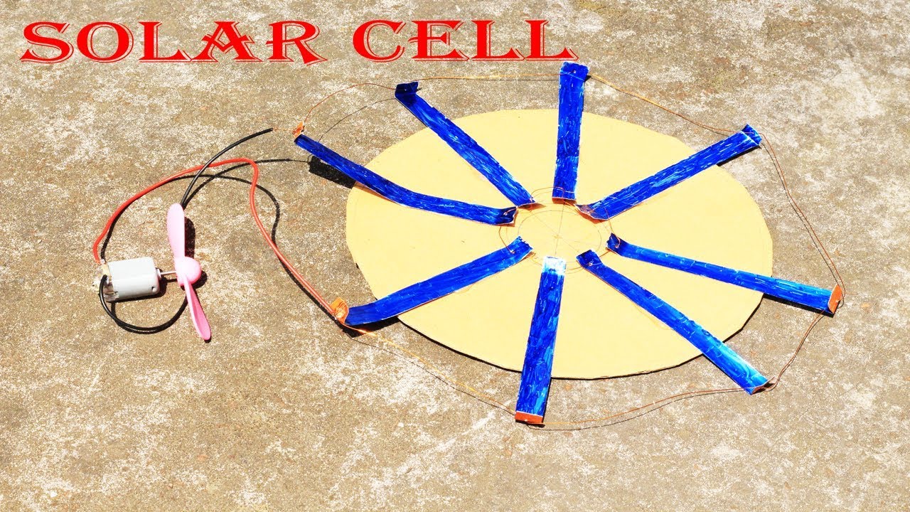 Make a Solar Cell Free Energy - 100% Free Energy Solar Cell - YouTube