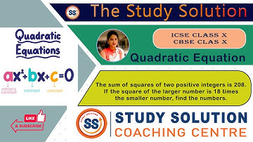The sum of squares of two positive integers is 208. If the square of the larger number is 18 times