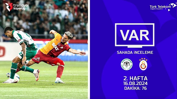 VAR – Sahada İnceleme | TÜMOSAN Konyaspor - Galatasaray | 2. Hafta | Dakika 76