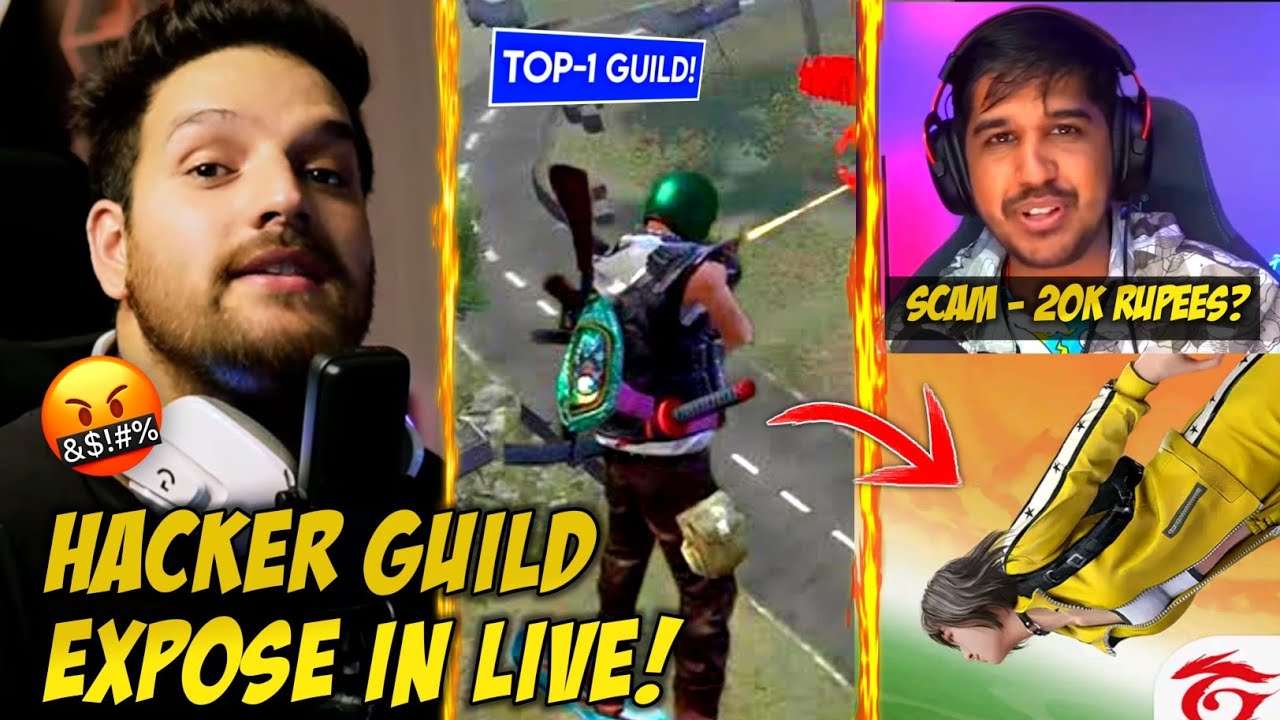 Binzaid Gaming Exposed GUILD WARS ⚡🤯| Amit Bhai Scam 20k Rupees? | Free ...