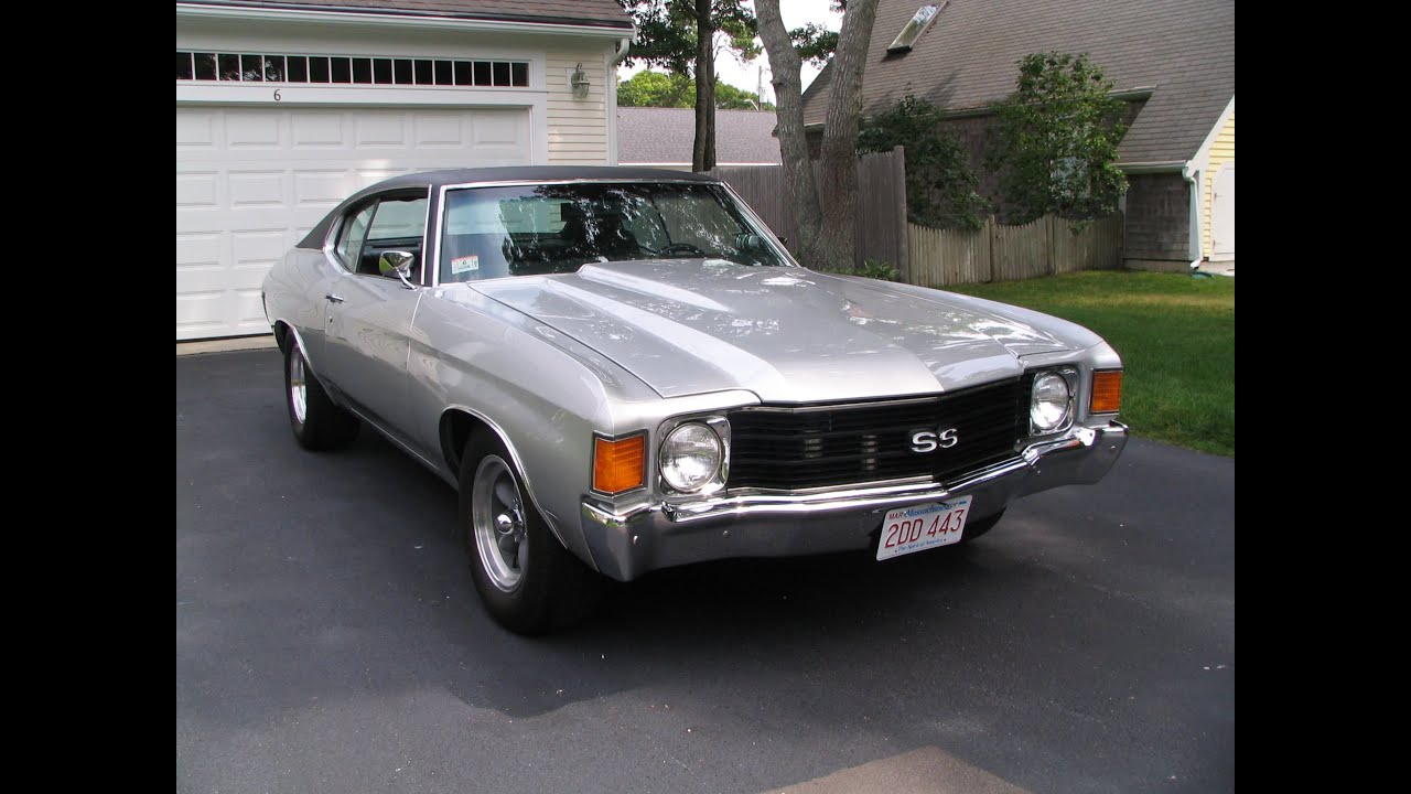 1972 Chevelle SS454, W-code LS5 auto with buildsheet - YouTube