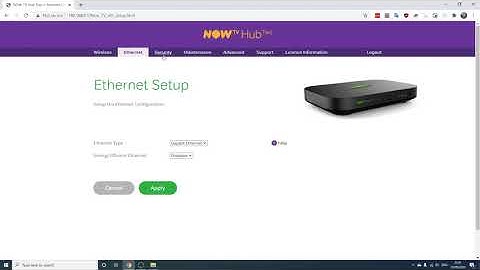 NowTV router firewall setup