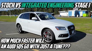 Audi SQ5 1/4 Mile Comparison  Stock VS Integrated Engineering Stage 1 91 VS Stage 1 93