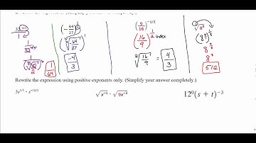 Math 1325 Section 2.1 Review of Exponents