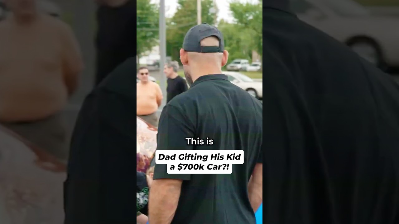 Dad Gifting His Kid a $700k Car?!