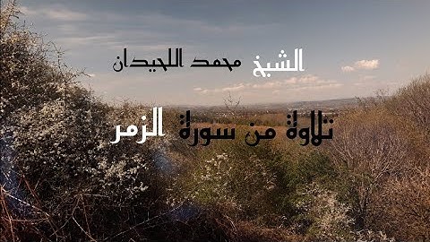 تلاوة رائعة للشيخ محمد اللحيدان من سورة الزمر #قرآن #مسلم #اسلام