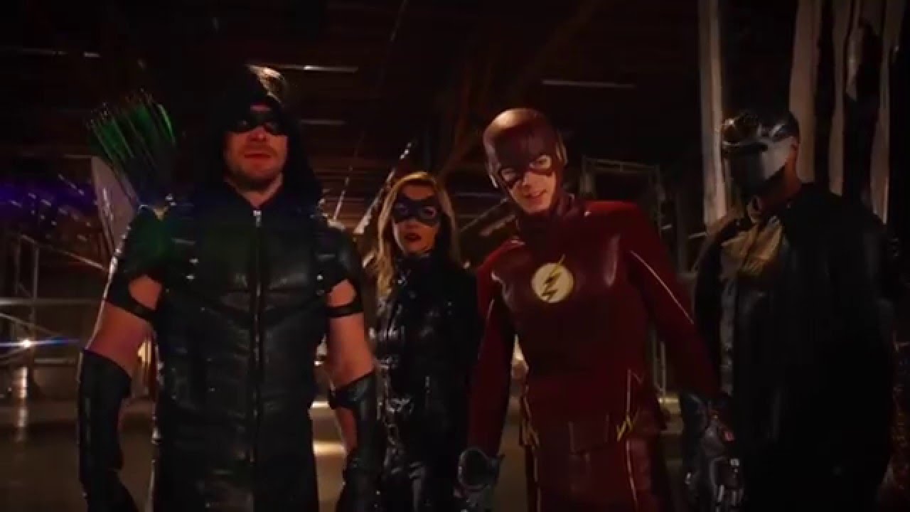 Arrow (4x08) The Flash and Arrow kill Vandal Savage together