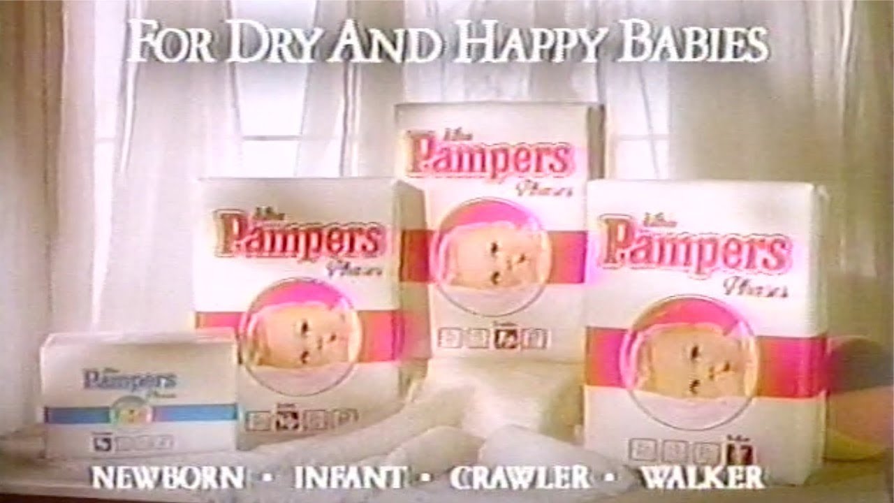 1991 Pampers Phases Commercial - YouTube