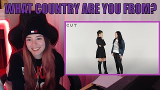 Full Reaction to Guess What Country I'm From | Lineup | Cut News