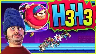 h3h3 BALL RIDER!? - *NEW* Mobile Game (h3 ball rider) screenshot 2