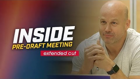Inner Sanctum: The Pre-Draft Meeting
