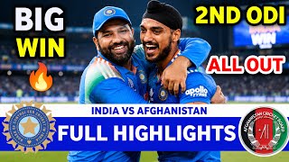 India vs Afghanistan 2nd ODI Match Full Highlights 2026 | IND VS AFG