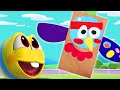 Cut &amp; Color with Squishy Balls | WonderBalls Playground | Art &amp; Craft | Funny Cartoons for Kids