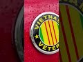 Vietnam Veteran 3D Domed CAR Emblem Badge Sticker Chrome Metal Round #Bezel #military #veteran