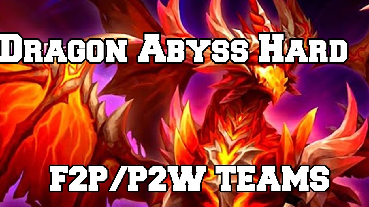 Dragon Abyss Hard F2P AND P2W TEAMS - Summoners War