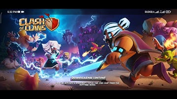 coc download content problem.