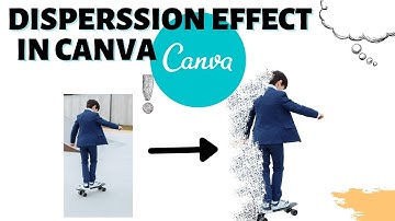 How to create shattering effect on Canva | Canva Shatter | Dispersion | Splatter Effect in canva