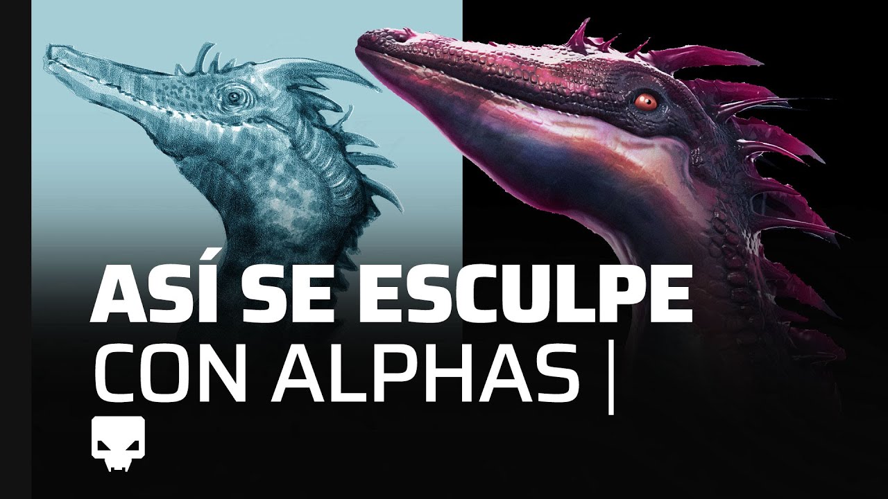 ¿Cómo usar Alphas para Escultura en Blender?