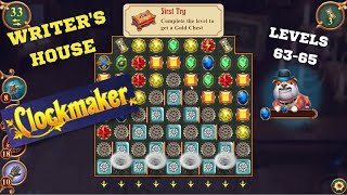 How to play Clockmaker Writer's House levels 63-65 and Bakery levels 74-78