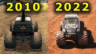 History of MOHAWK WARRIOR in Monster Jam and Monster Truck Games (4K)