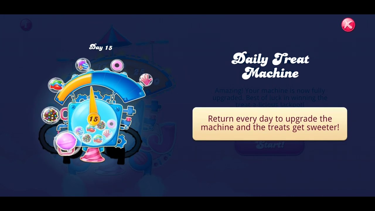 How to play Candy Crush Daily Treat Machine candycrush YouTube