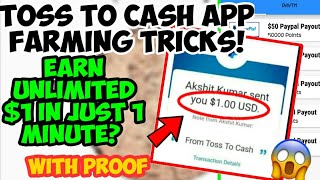 TOSS TO CASH APP | EARN 250 PESOS EVERYDAY (Self-Referral Tricks) 2020 screenshot 1