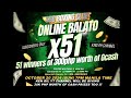 SBD X51 ONLINE BALATO ANNOUCEMENT