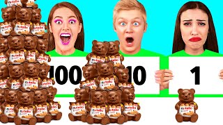 Tantangan 100 Lapis Makanan | Kiat dan Resep Dapur Best Funny Challenges