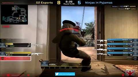 Hunter CS:GO POV (G2)(32-20) vs NiP / inferno / Flashpoint 3 [no sound]