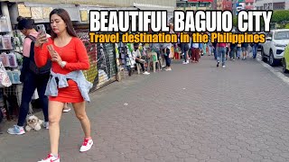 Beautiful Baguio city Philippines in january | Walking tour [4k]