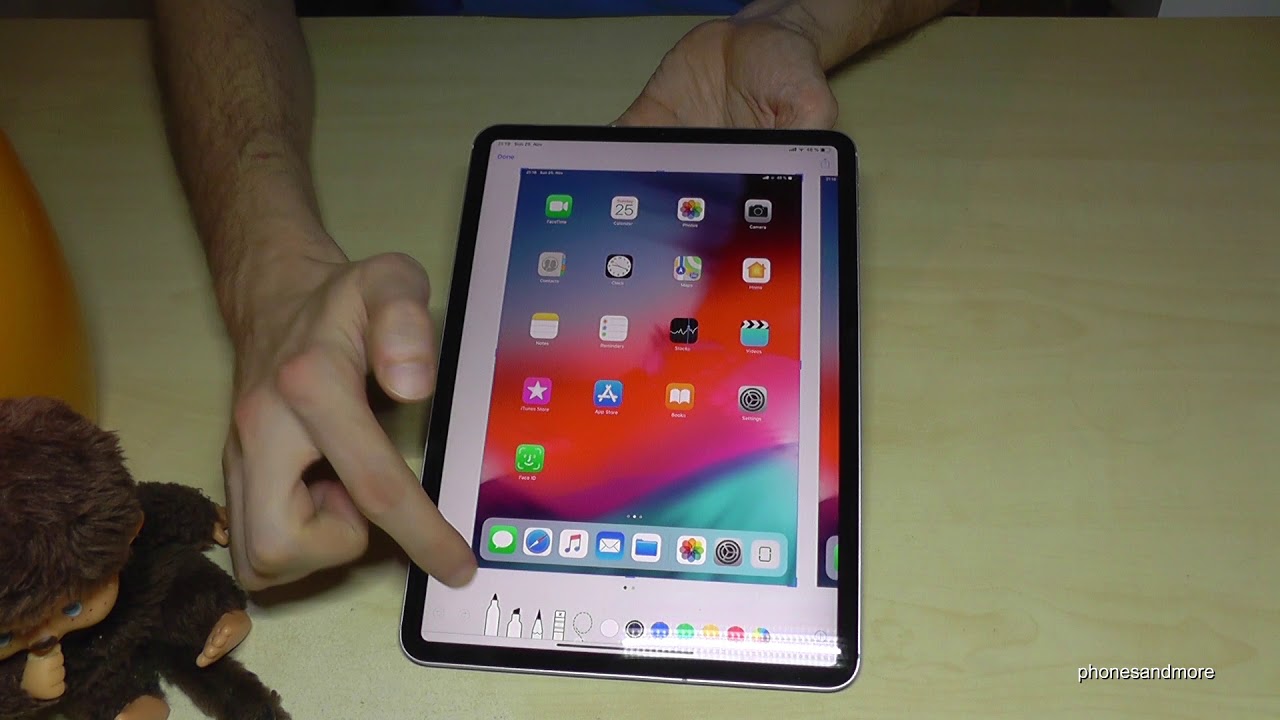 Apple Ipad Pro 2018 How To Take A Screenshotcapture Youtube