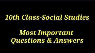 Social studies important Q&A||1.INDIA:RELIEF FEATURES|| Prerana material#ap10thclassexams2022