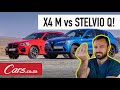 Drag Race: BMW X4 M Competition vs Alfa Romeo Stelvio Quadrifoglio