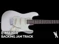 Nick Johnston Inspired Melodic Rock Backing Track Jam in E Major (Mixed Modes) | 80 BPM