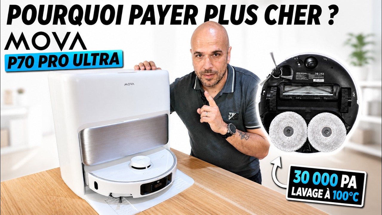 Ce ROBOT promet du HAUT DE GAMME… mon verdict après 1 mois ! (MOVA P70 pro ultra)