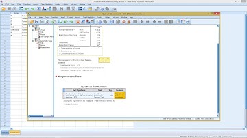 SPSS - Distribution Tests - Normal Distribution