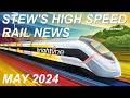 Stews high speed rail news may 2024  brightline west texas central cahsr acela nec