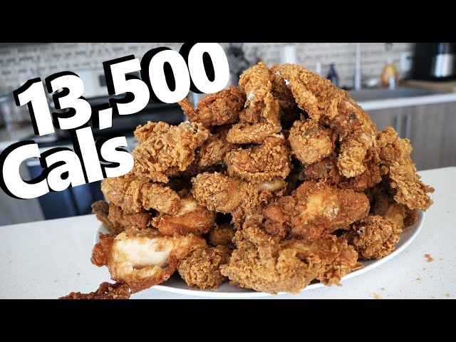 Mountain of Extra Crispy Fried Chicken Challenge (13,500 Calories) class=