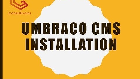 Installation of Umbraco in Hindi/Urdu | Beginner Tutorials of Umbraco | Codengames