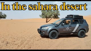 Ep.2 In the dunes of the Sahara desert. Mitsubishi Outlander lifted.