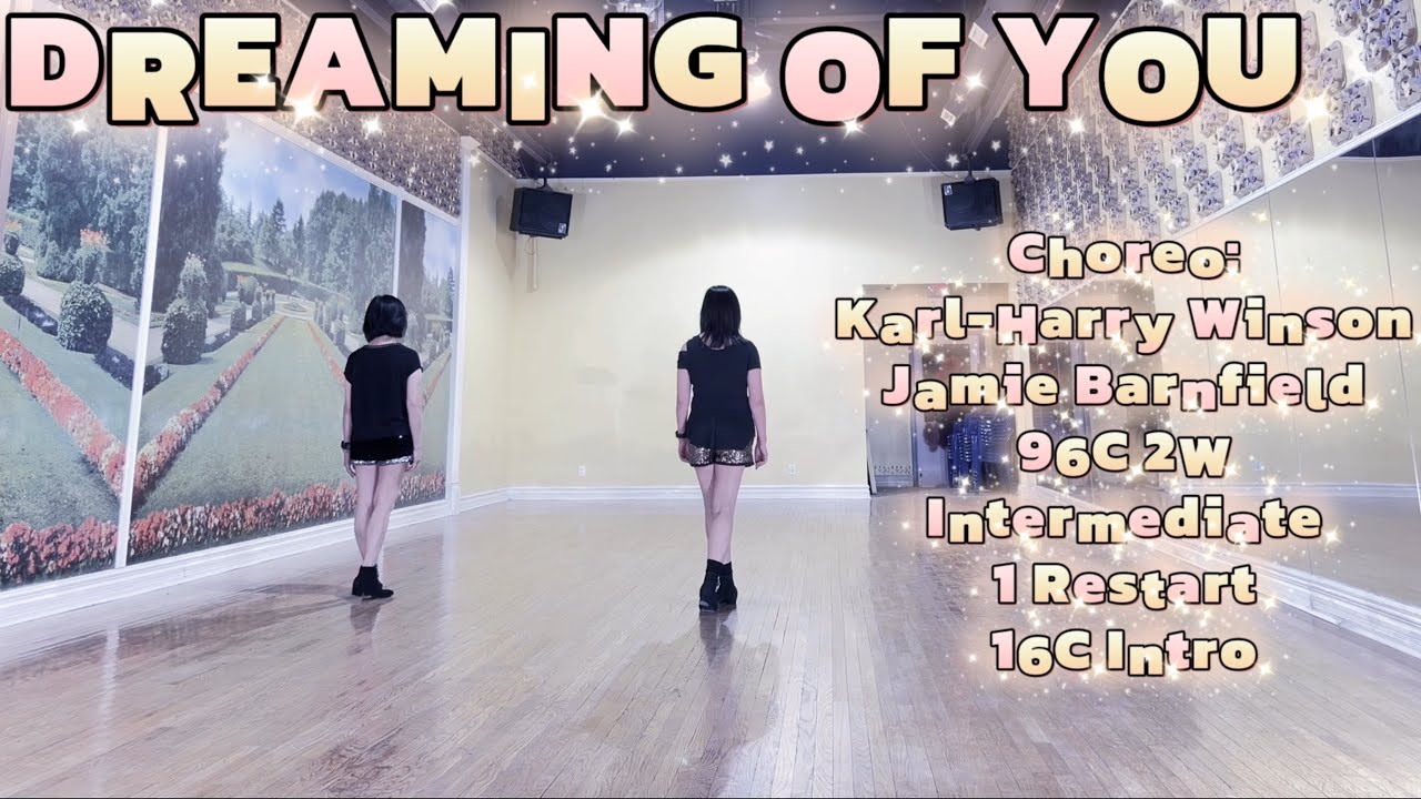 DREAMING OF YOU Line Dance | Intermediate | Karl-Harry Winson & Jamie Barnfield