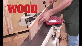 To remove cups, hooks, and crooks from lumber, you need to machine your wood with a planer and jointer. WOOD magazine