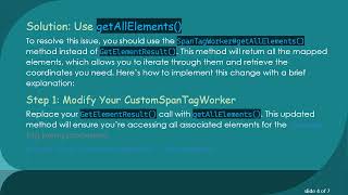 Solving the GetElementResult() null Problem in iText 7